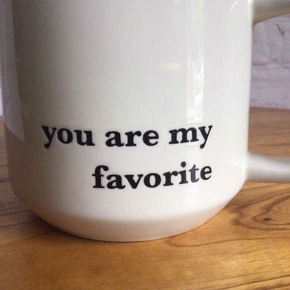 Threshold Cream and Black You Are My Favorite Mug Stoneware Mug - 15oz - Picture 2 of 7